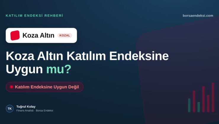 Koza Altın (KOZAL) Katılım Endeksine Uygun mu?
